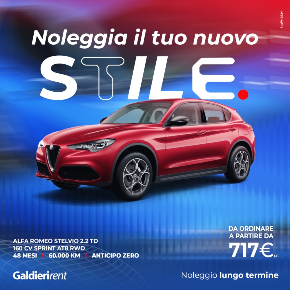 Alfa Romeo Stelvio Noleggio Bologna 10/04/2024