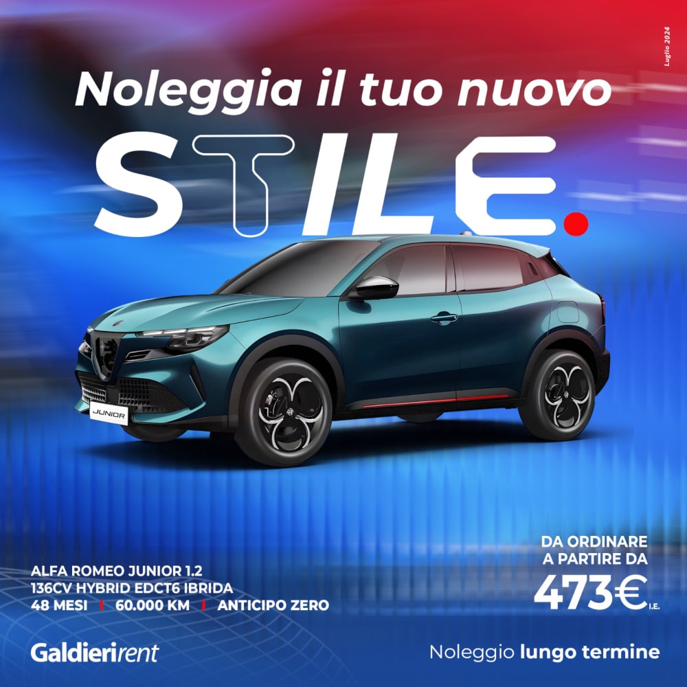 Alfa Romeo Junior Noleggio Bologna 10/04/2024